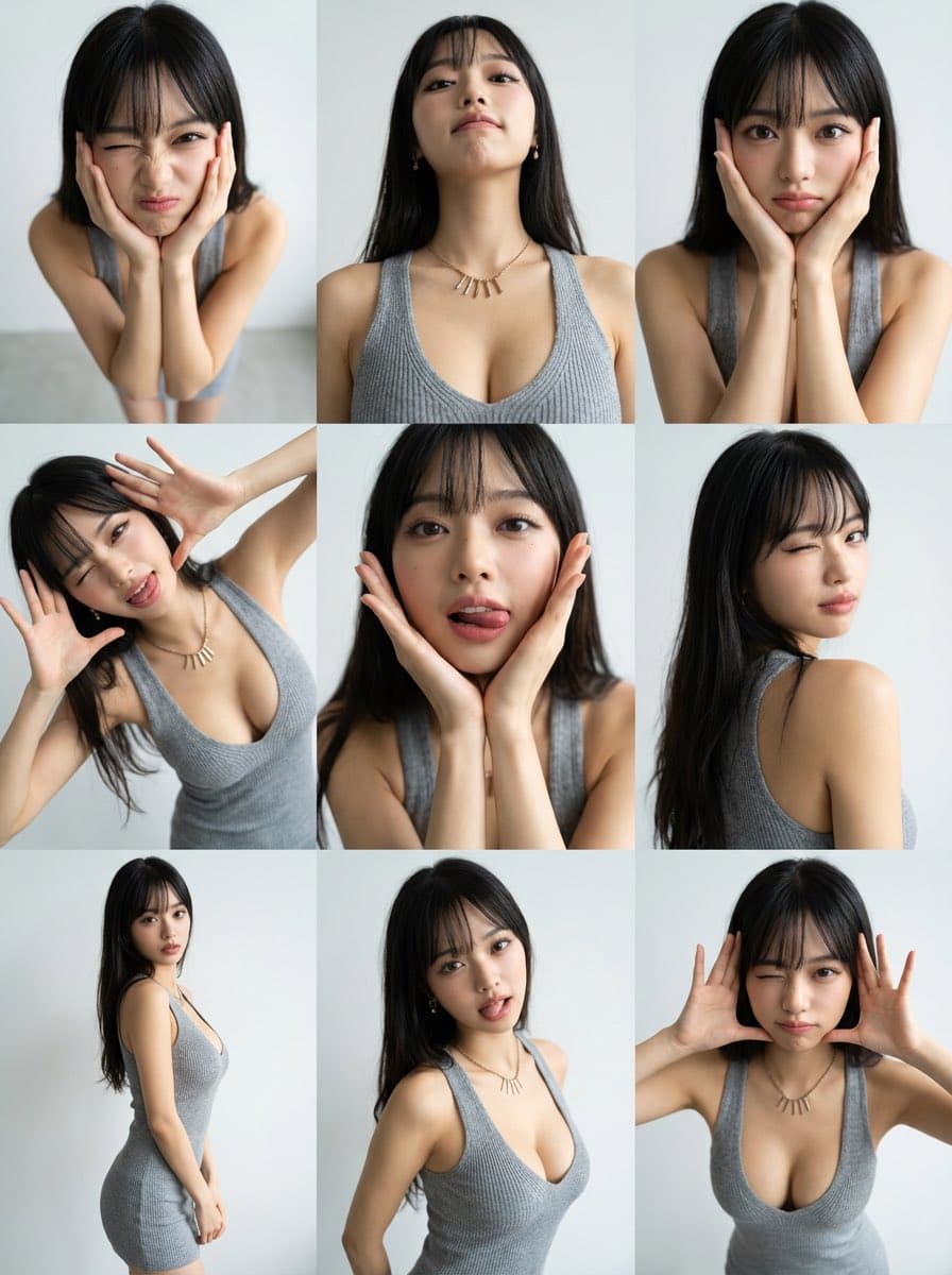 Generate a 3x3 Photo Grid