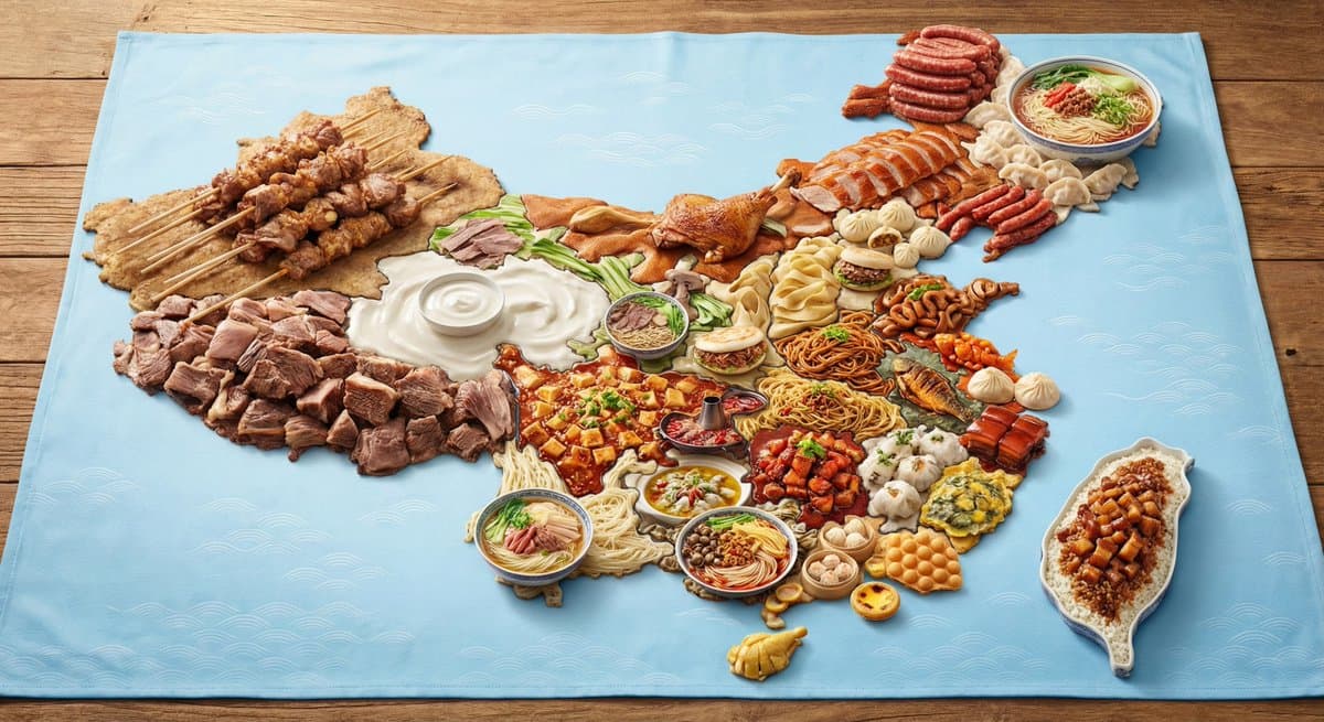 Iconic Food of Each City in China