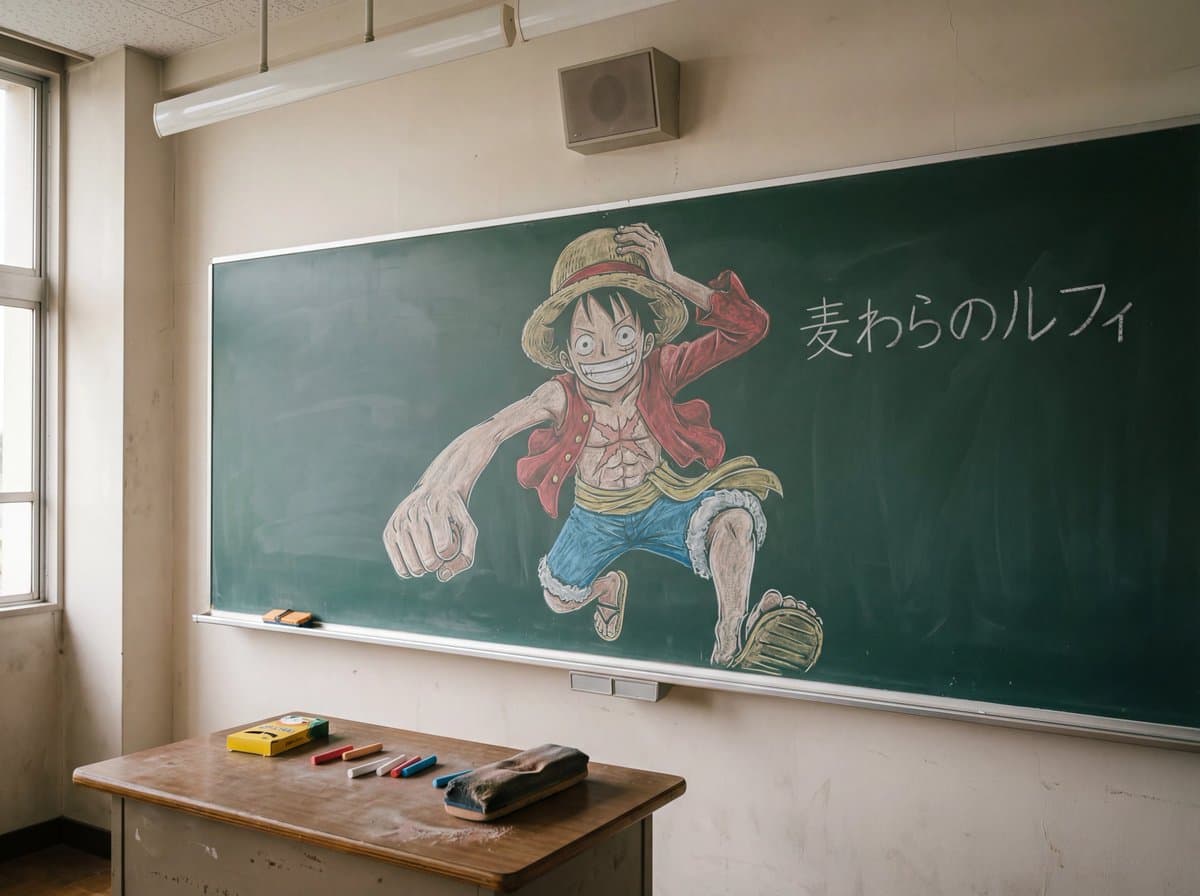 Luffy Classroom Art — Generated result