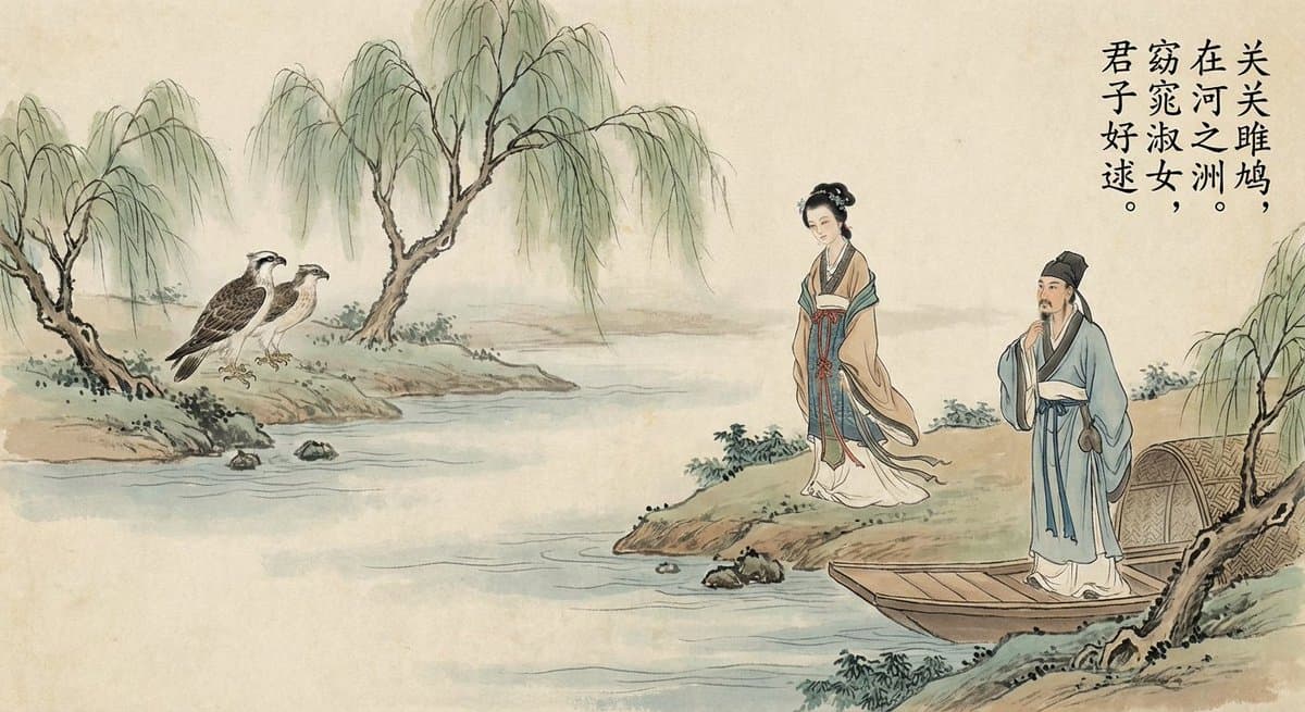 Paint a picture based on an ancient poem
