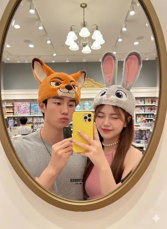 Large plush character hat from Zootopia
