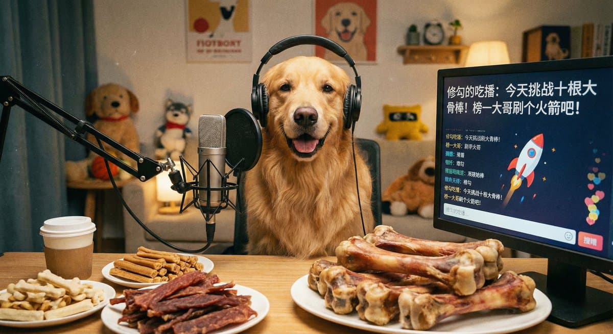 Golden Retriever Livestream — Generated result