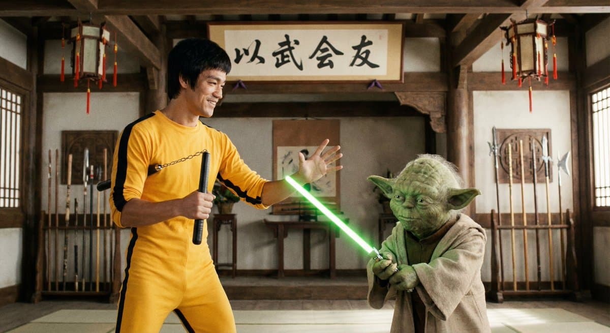 Bruce Lee Meets Yoda