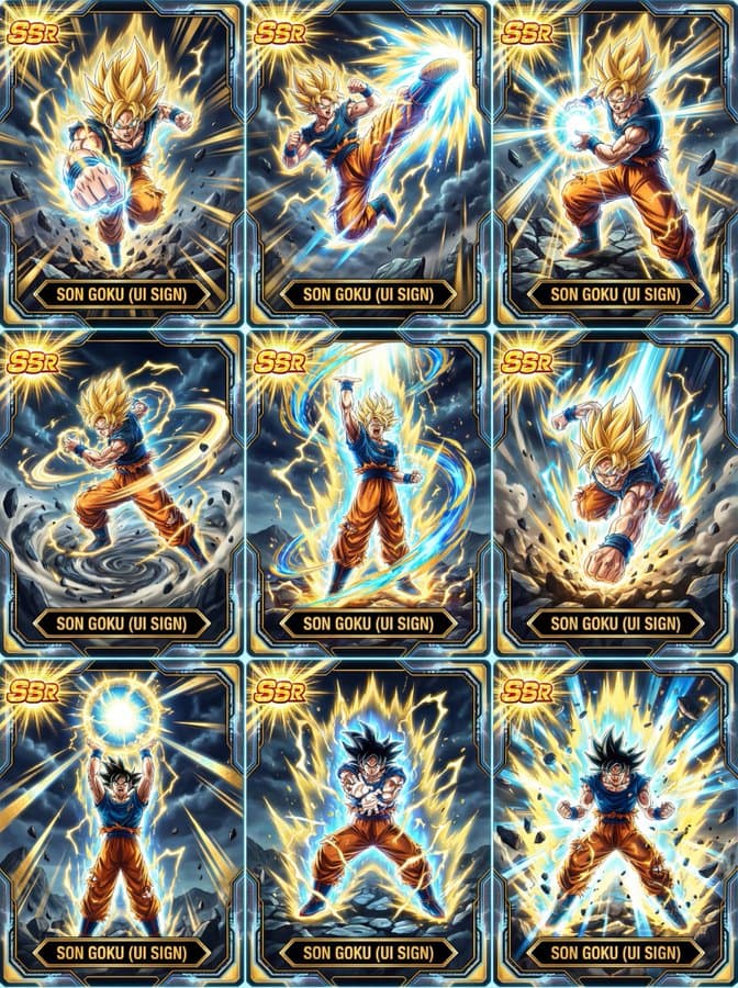 Dragon Ball Cards — Generated result