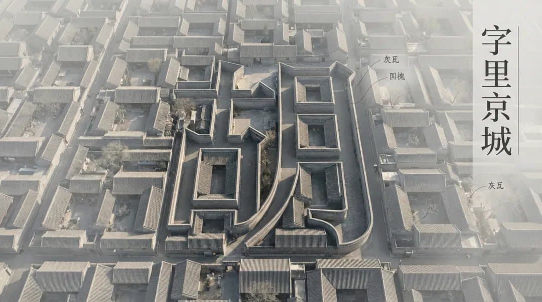 Aerial View of Old Beijing