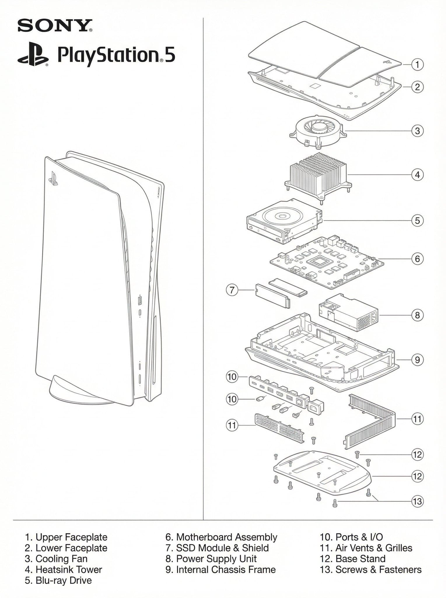 PS5 기술 블루프린트 — Generated result