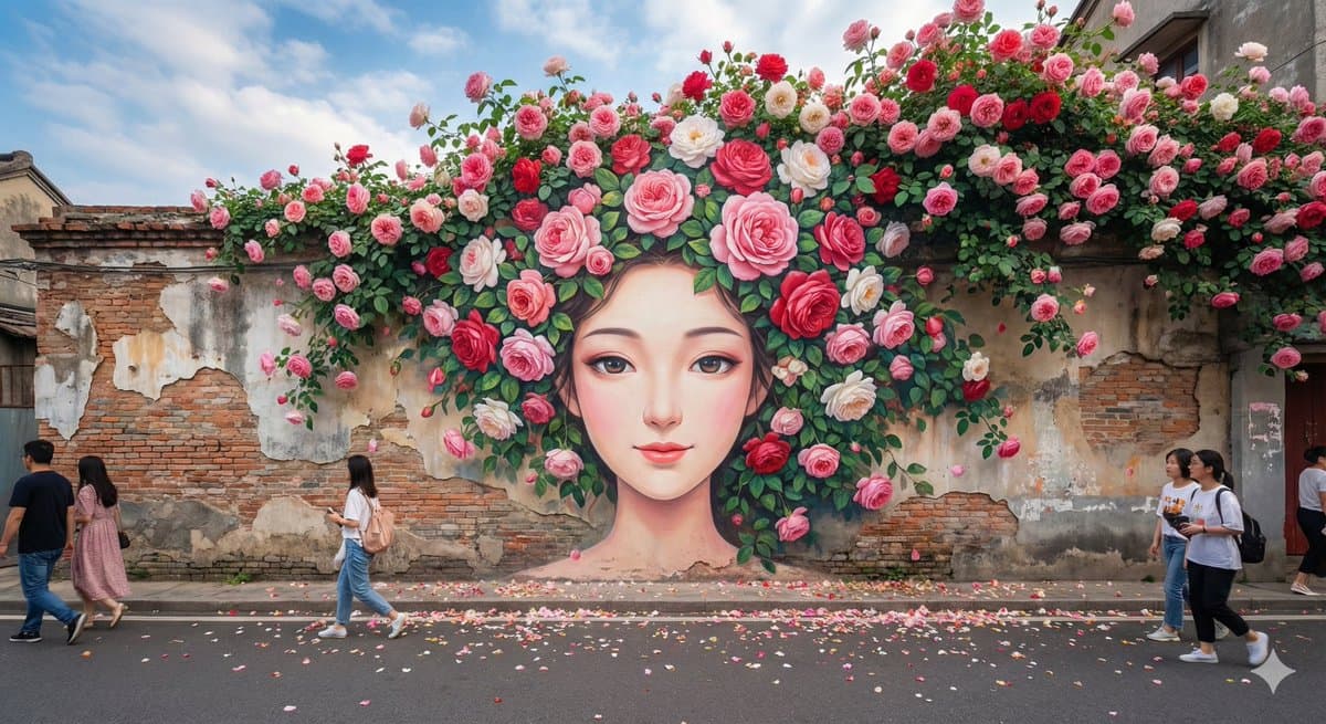 Photorealistic Street Art Mural — Generated result