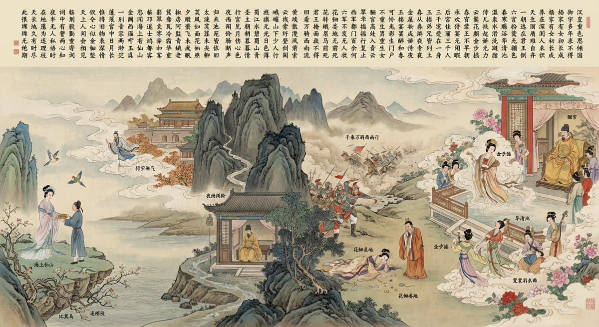 Painting Long Text Ancient Poetry — Generated result