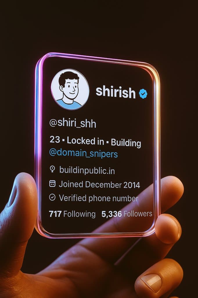 Create a 3D Twitter Profile Card