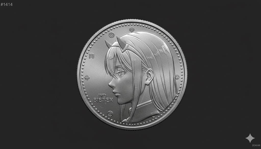 An Exquisite Character Metal Coin