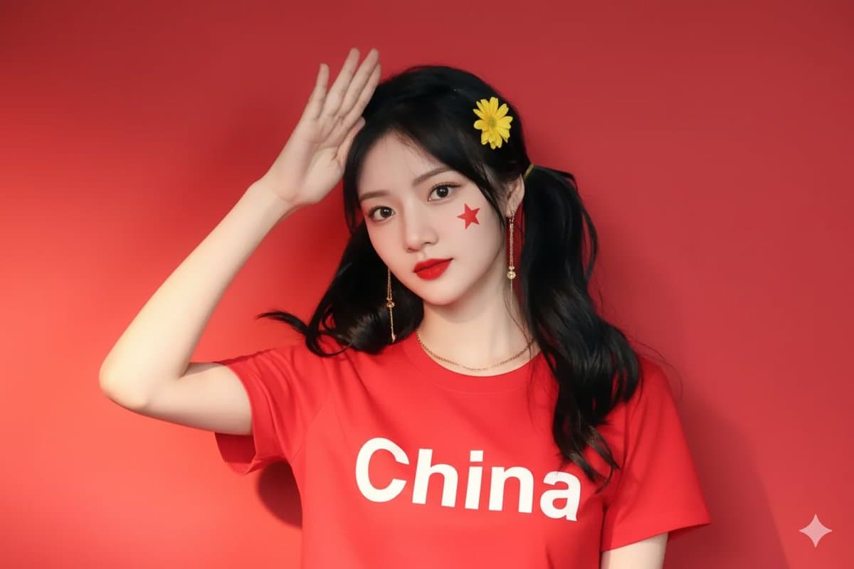 China Red Selfie