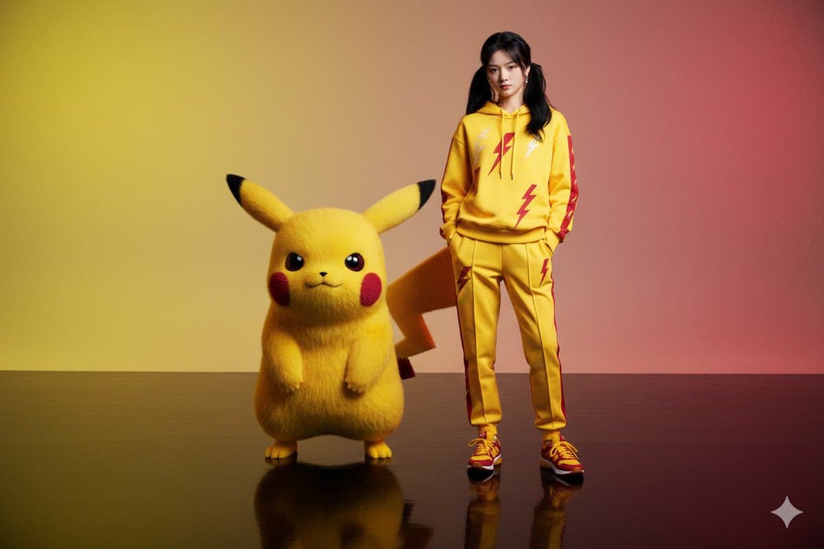 Character and Pokémon — Generated result