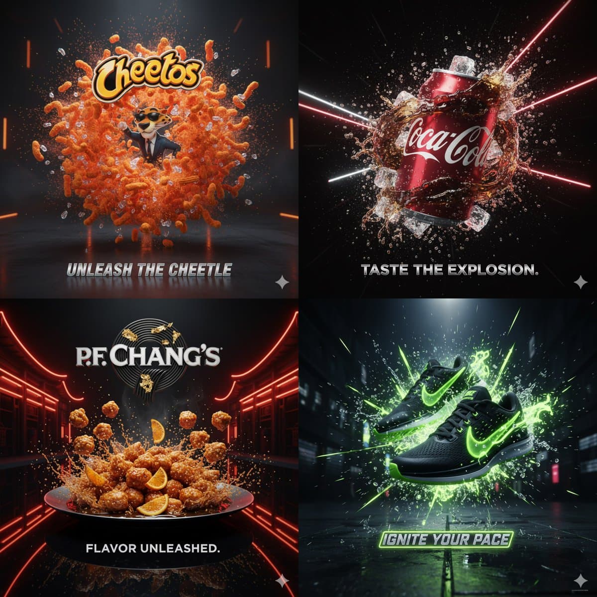 Cinematic 3D Motion Ad — Generated result
