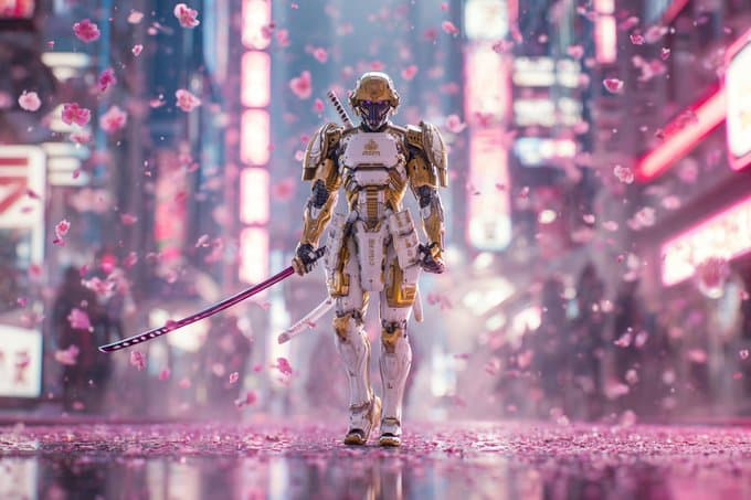Cinematic Character Render — Generated result
