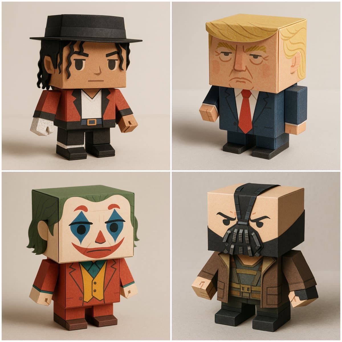 Super Detailed Boxy Papercraft Toy — Generated result