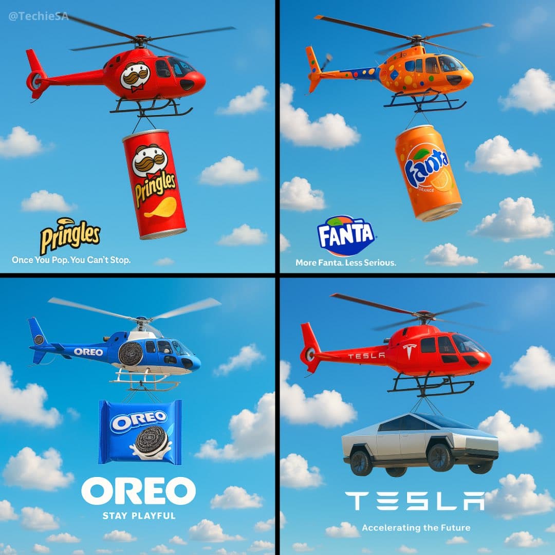 Helicopter Brand Advertisement — Generated result