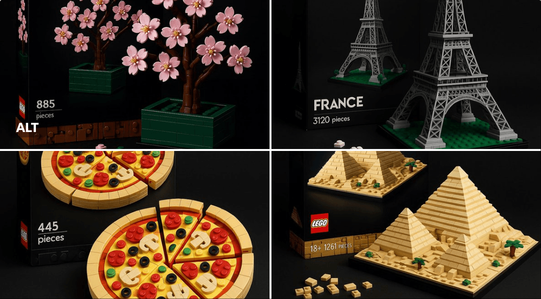 Lego Style Set — Generated result