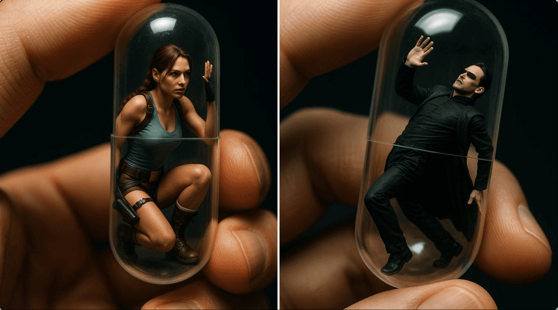 Miniature Transparent Capsules