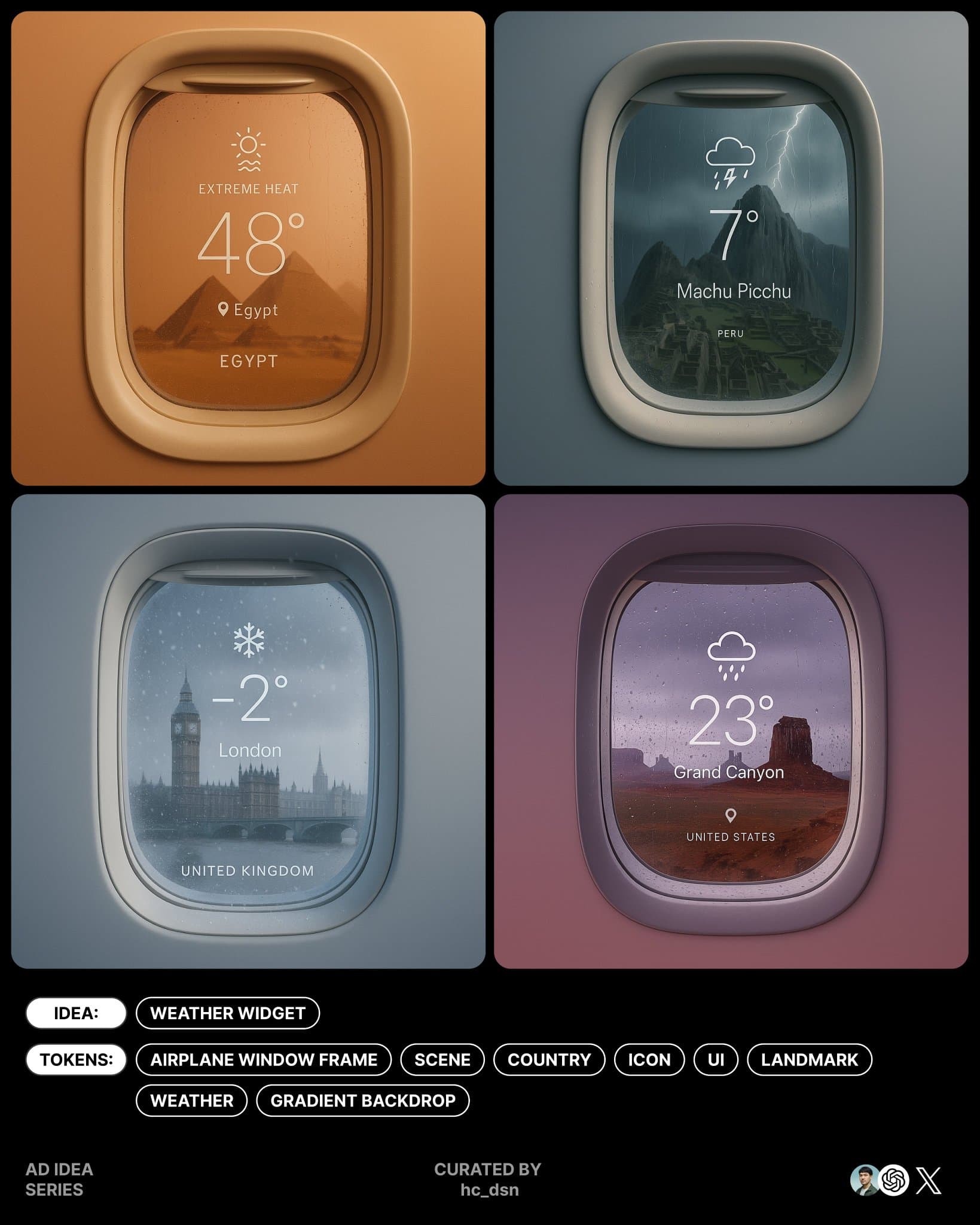 Minimal Weather Widget — Generated result