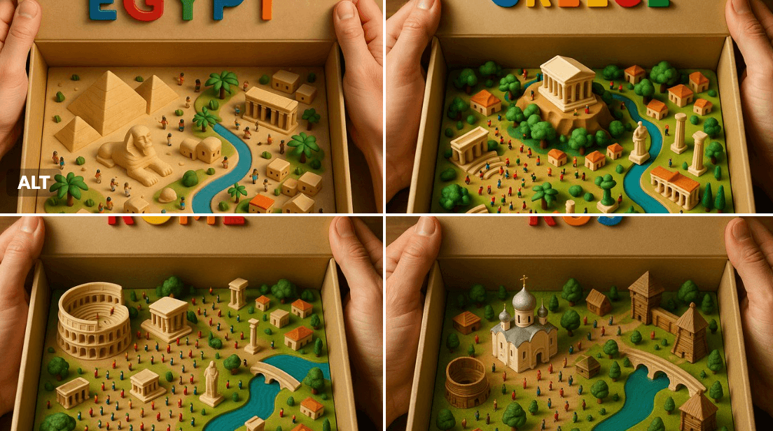 History in a Toy Box — Generated result