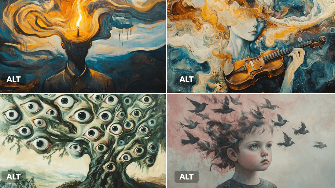 Surreal Oil Painting — Generated result