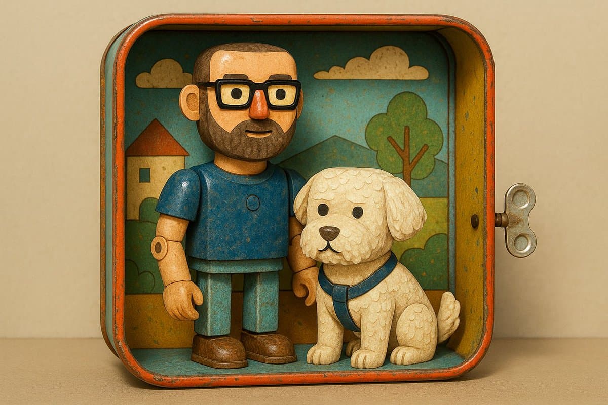Retro Tin Toy Diorama Style — Generated result
