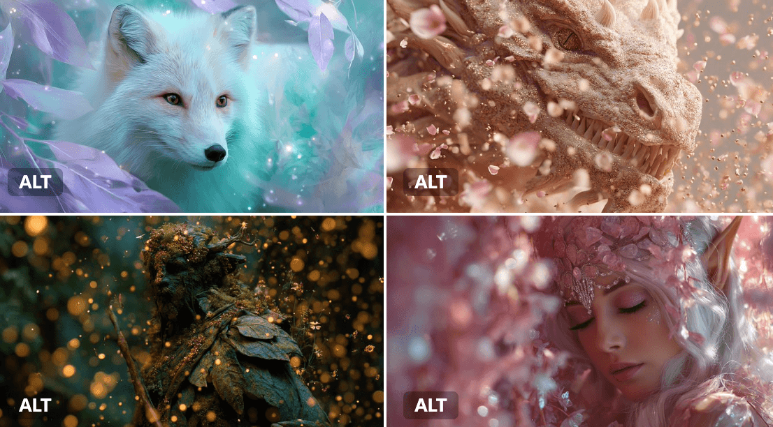 Enchanted Particle Glow — Generated result