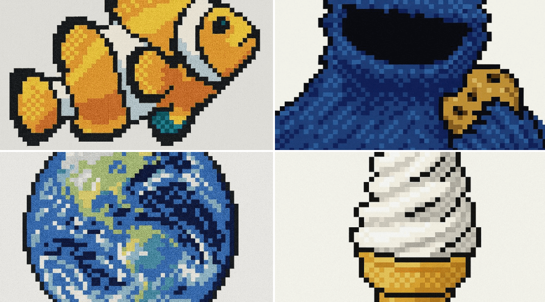 Retro Pixel UI Icons — Generated result