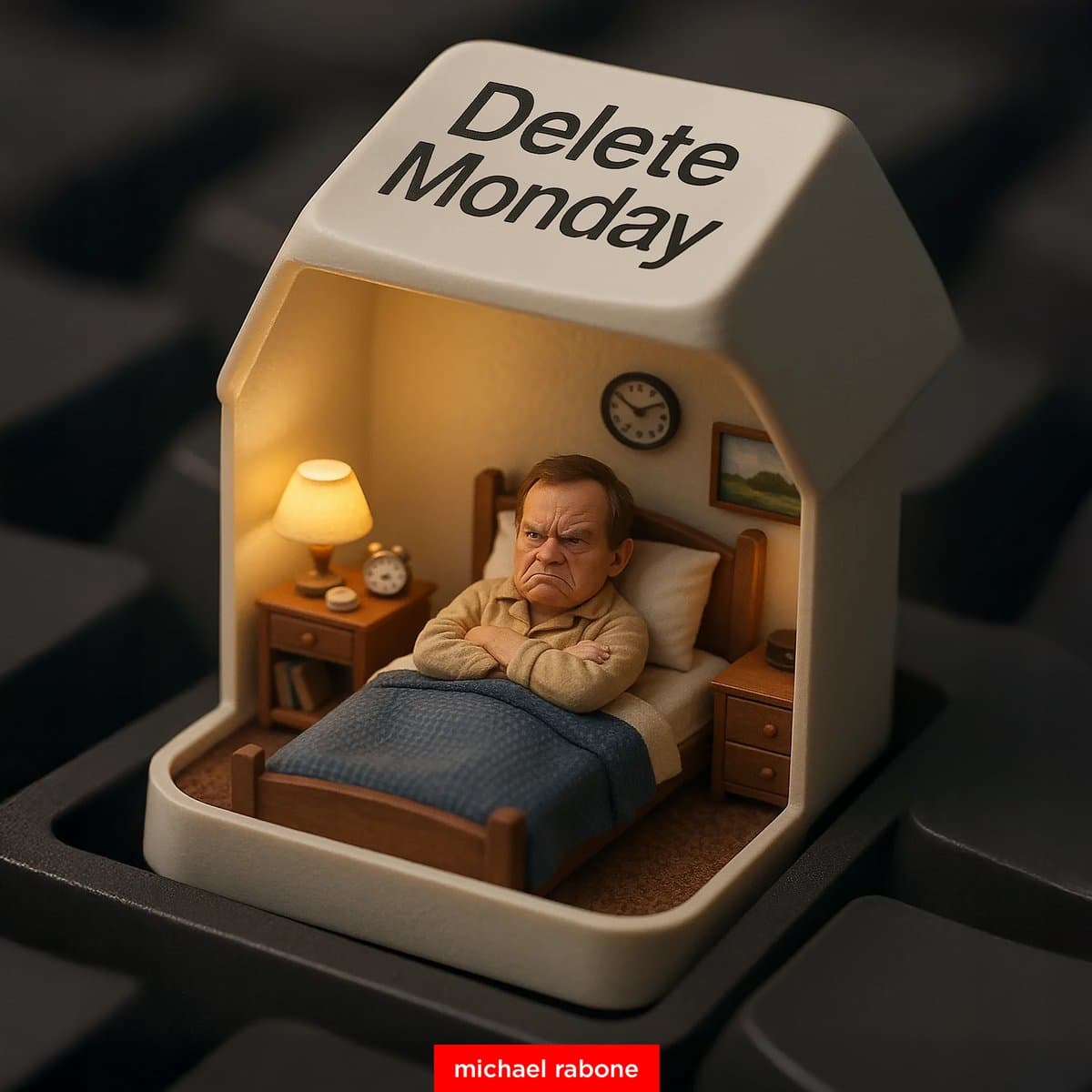 Button Delete Monday — Generated result