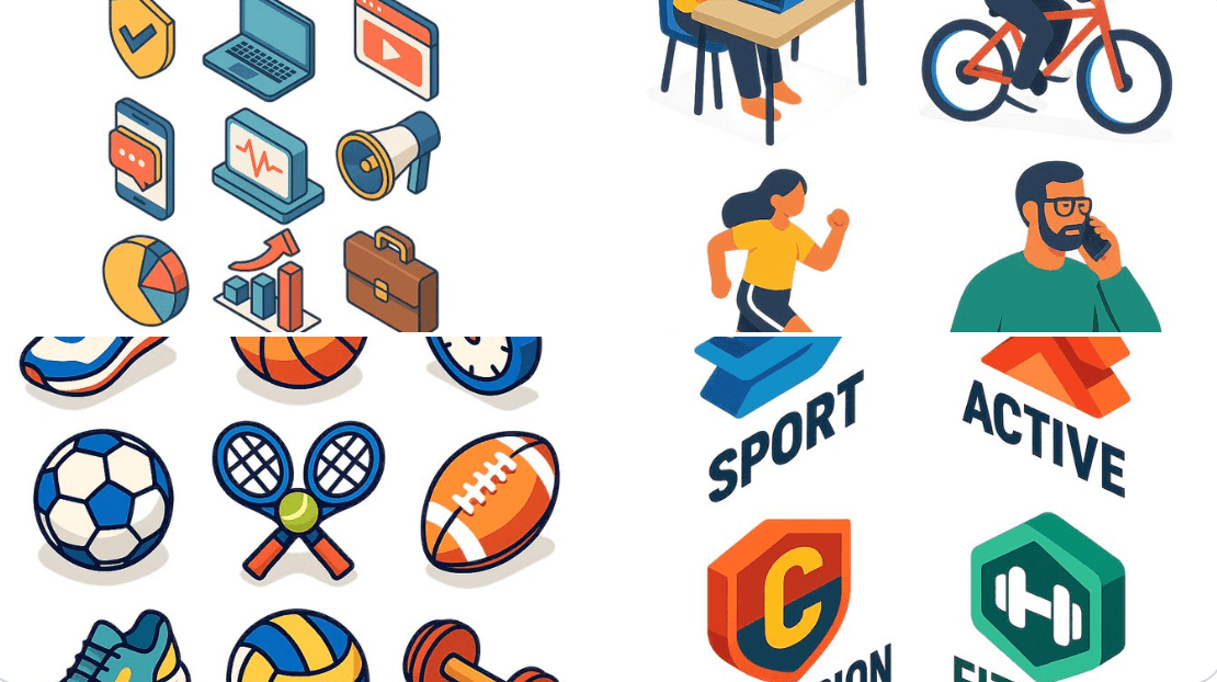 Flat Design Isometry Style